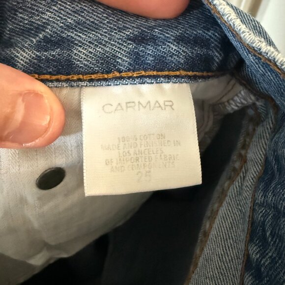 Carmar Denim Jeans Size 25 Color Blue - Picture 5 of 5